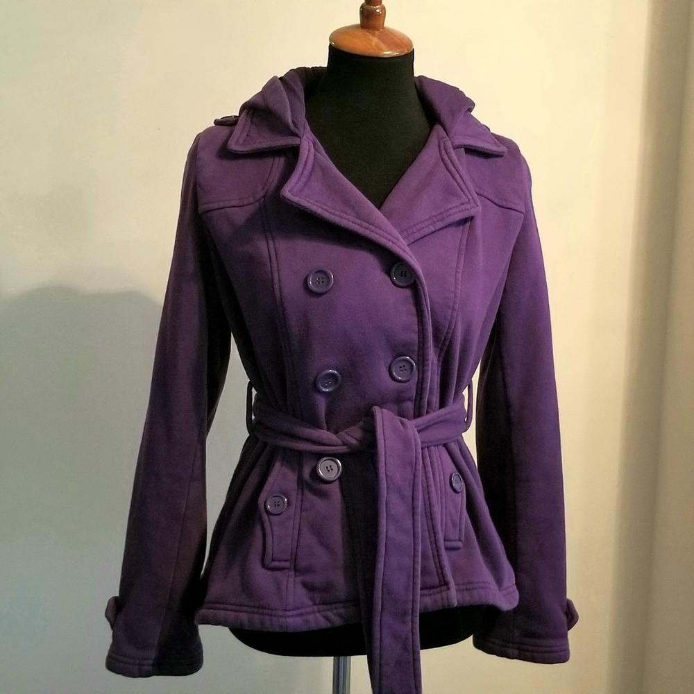 Purple Pea Coat